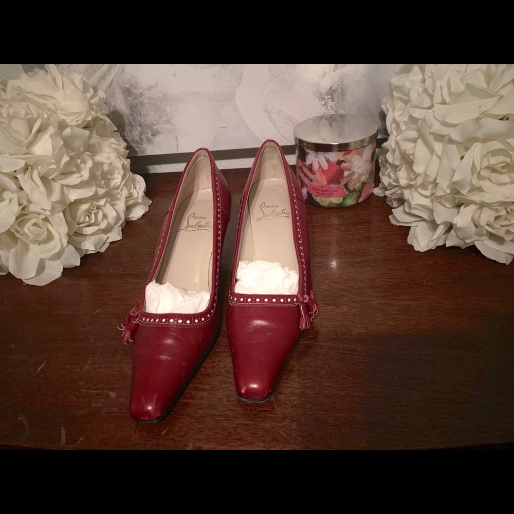 Authentic Louboutin Kitten Heels